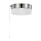 Nuvo Lighting 12W 8" LED Flush with Chain, Brushed Nickel with Frosted Glass 62/1566 - alternate 5